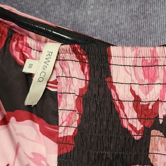 RW & Co. Strapless floral dress in size 00 - Picture 2 of 3